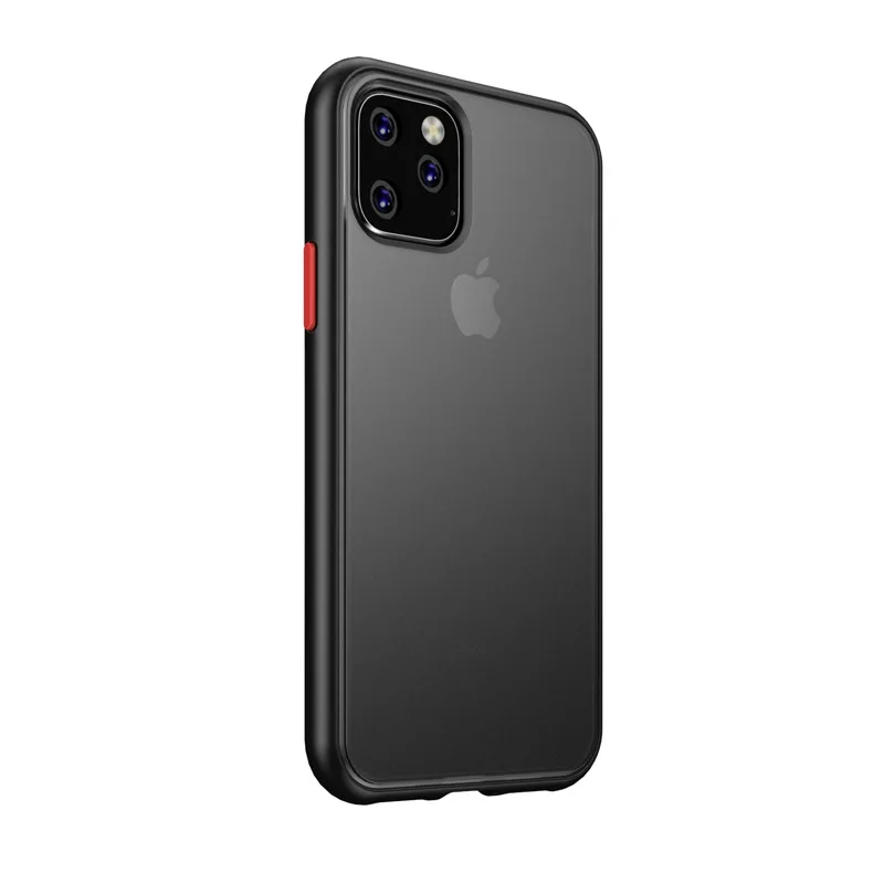 Для iPhone 11 Pro чехол Скраб Жесткий прозрачный PC задняя крышка+ TPU для iPhone 11 Max чехол полное покрытие задняя крышка чехол 6,4 ''funda