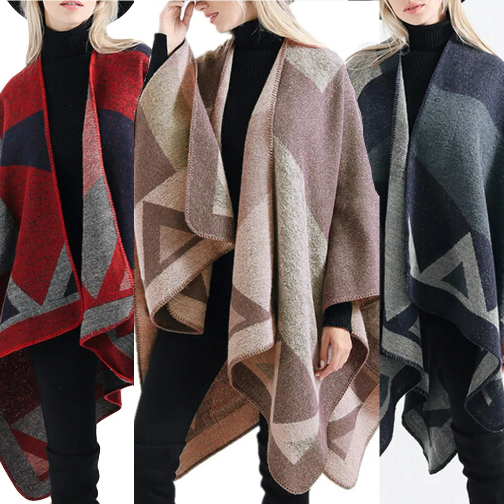 CHAMSGEND женский осенне зимний свитер для женщин женское одеяло клетчатое пальто