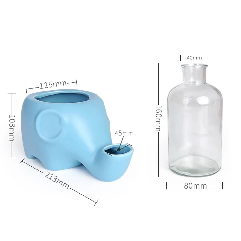 

Elephant Shape Pet Cat Kitten No Spill Water Feeder Dispenser Drinking Bowl