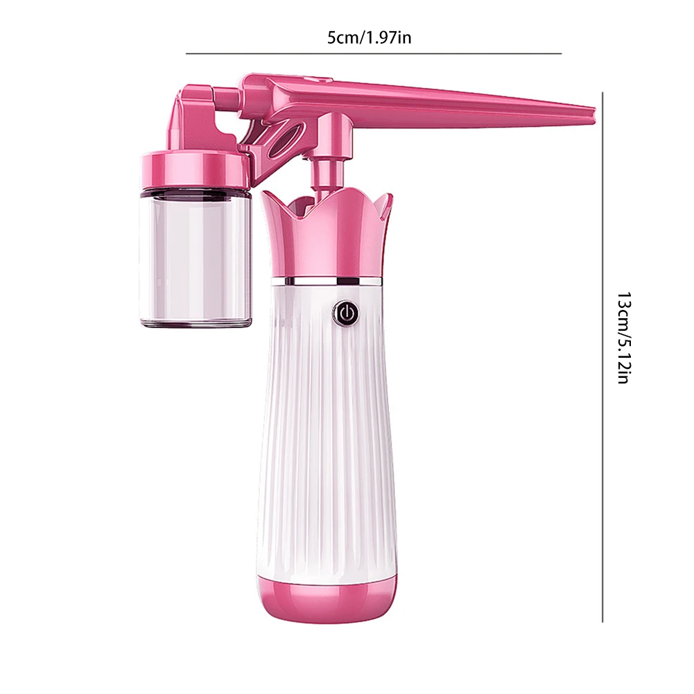 

Face Humidifier Makeup Facial Sprayer Airbrush Face Hydration Facial Moisturizing Mist Sprayer Cosmetic Nebulizer Tool 50ml