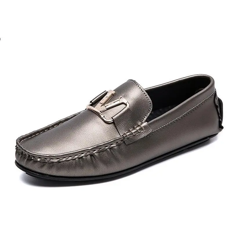

Мокасины мужские кожаные, лоферы, повседневная обувь, без застежки, итальянские дизайнерские, для свадьбы/Вечеринки, большие размеры 48 47