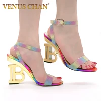 new 2020 summer high heeled fashion ladies ankle cross strap sandals high heels 10cm sexy open toe womens sandals for party