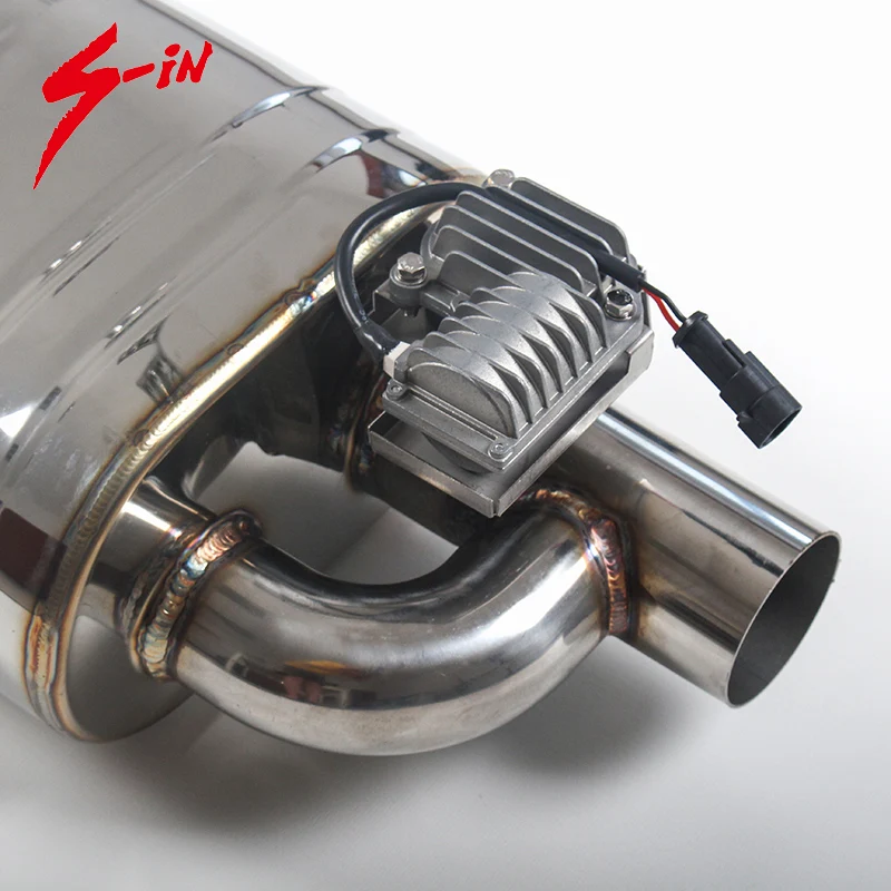 Глушитель клапана Электрический клапан глушитель выпускной клапан 1 вход в 1 выход глушитель дистанционное управление