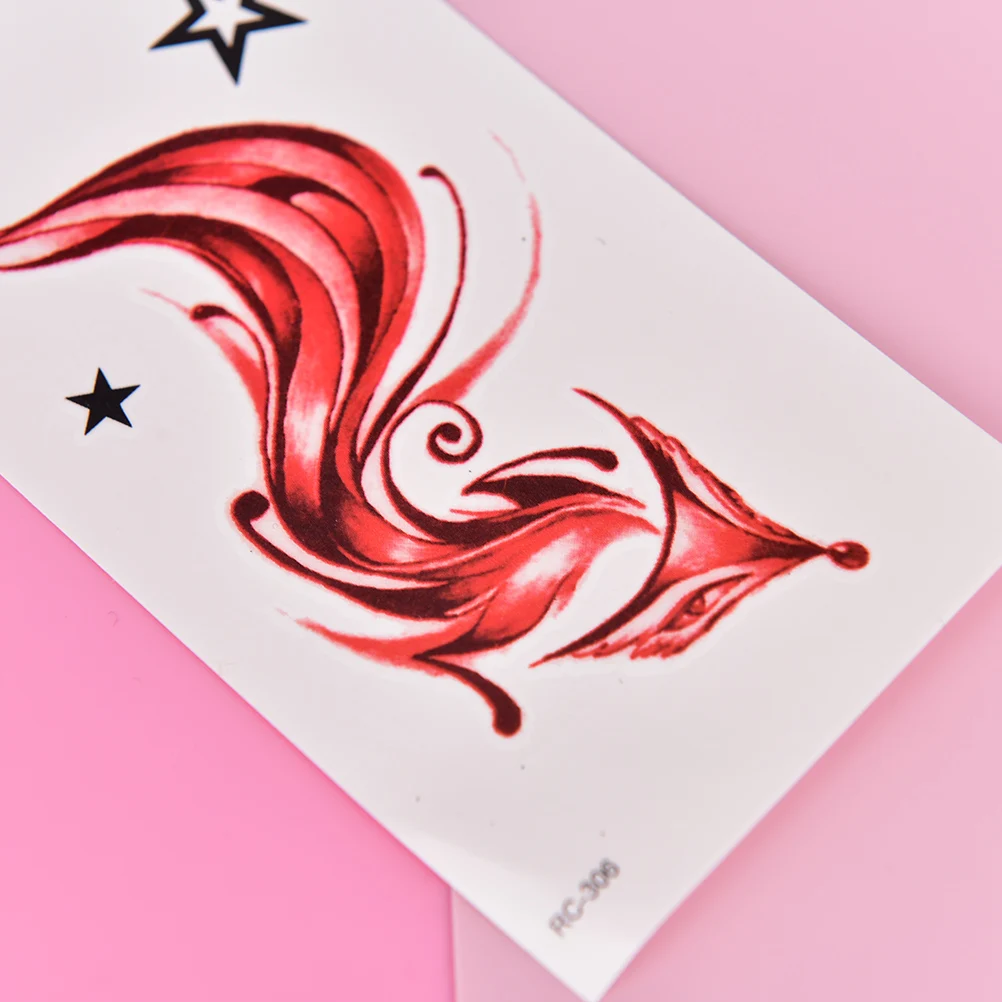 1 лист дизайн лисы водонепроницаемая тату-наклейка поддельные татуировки