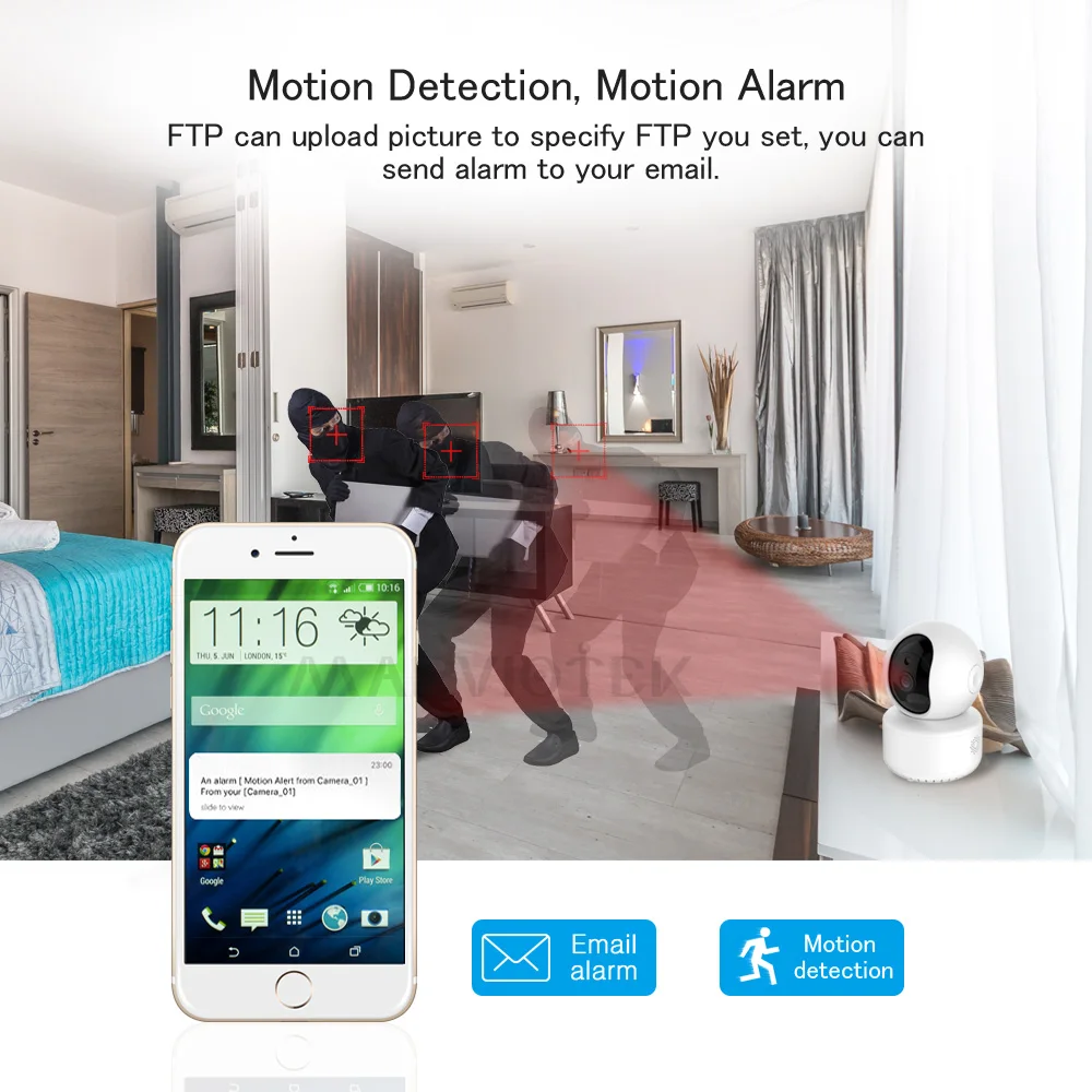 Ip-камера Wi-Fi двусторонний аудио детский монитор беспроводная домашняя