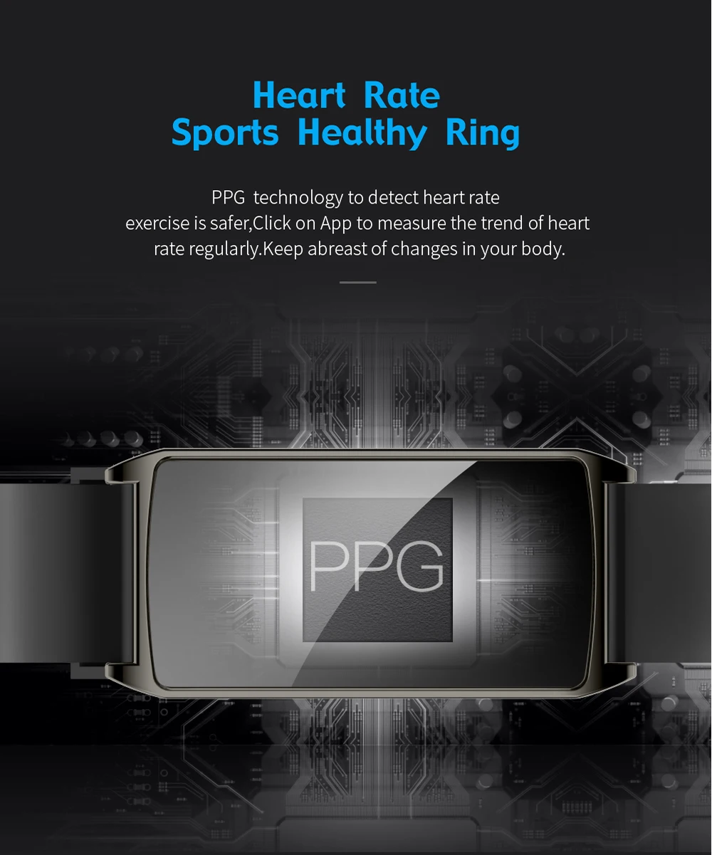 GT58 смарт-браслет для мужчин и женщин PPG+ ECG+ HRV монитор сердечного ритма браслет для проверки здоровья уведомления о звонках анти-потеря напоминание браслет