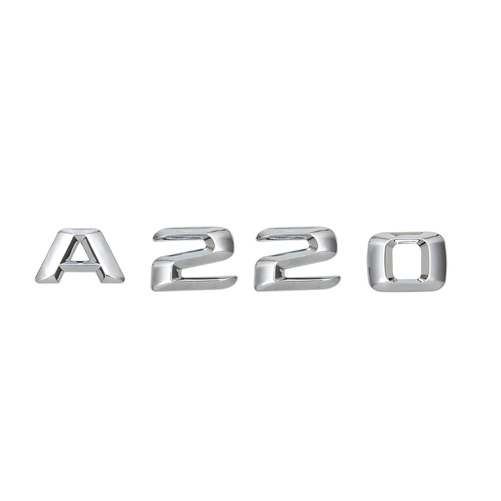 

For A-Class W176 Trunk Lid Rear Letter Emblem Badge Letters A220 A 220