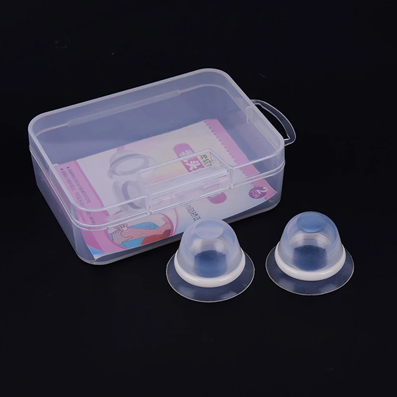 

1 Pair New Silicone Nipple Corrector Nipple Clip for Flat Inverted Nipples Braces Niplette Correction Clamps Corrector