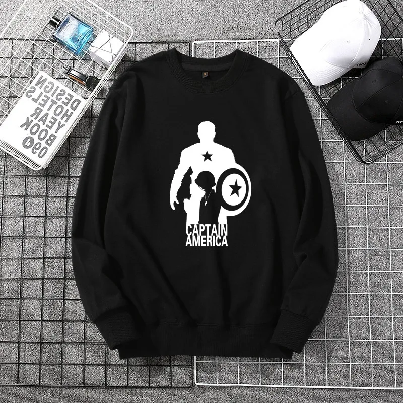 

Avengers Captain America Women's Hoodies Marvel Superhero Trend Women Sweatshirt 2022 New Aesthetic Clothes Men Autumn Hoodie