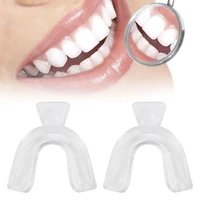 10pcs food grade silicone teeth whitening trays dental mouthguard splint white teeth mouth trays guard care oral hygiene