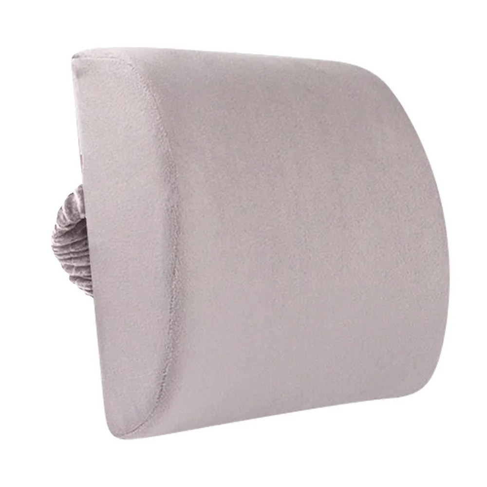 Шоколад Автомобильная дышащая подушка для поясницы с эффектом памяти, подушка для спины и талии, подушка для путешествий, подушка для автомобильного сиденья, подушки для дома и офиса, облегчающие боль - Цвет: Шоколад