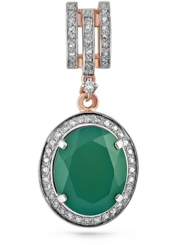 KABAROVSKY Подвеска с ониксом и бриллиантами из красного золота | Украшения