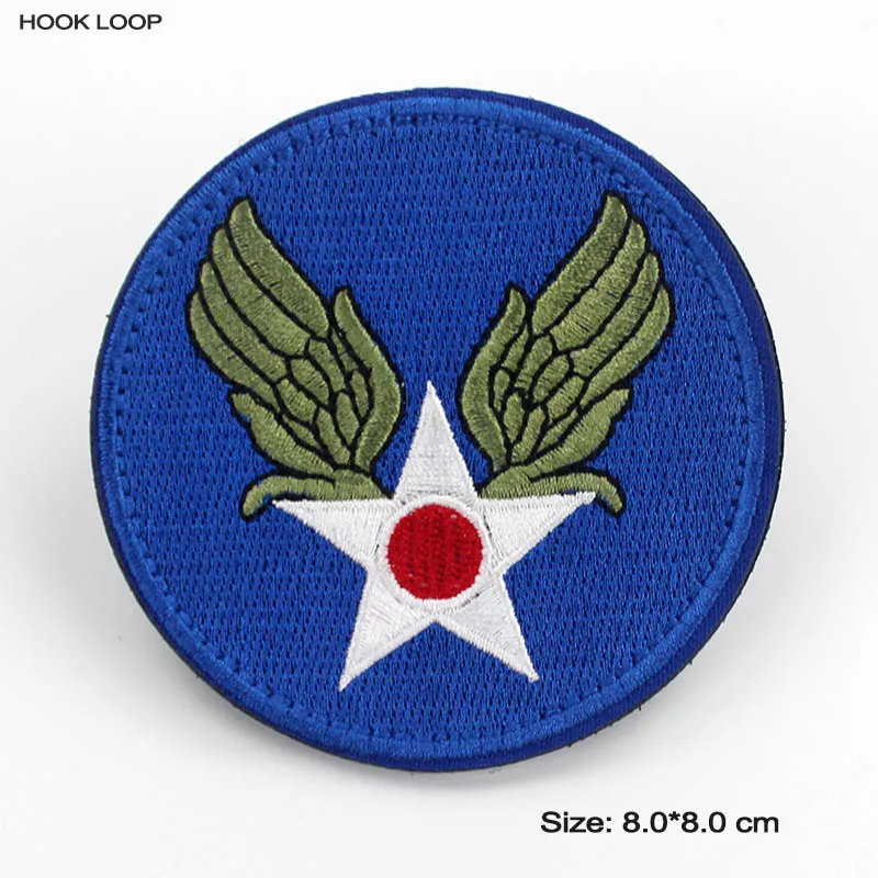 Японские армейские вышитые патчи наклейки круглые военные искусственные крючки