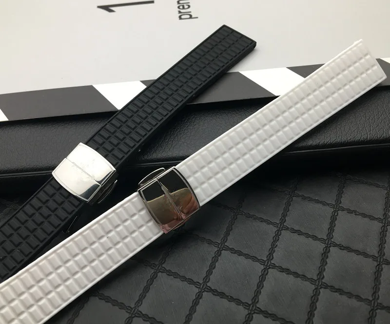 Элитный бренд 18 мм ремешок резиновый силиконовый чехол бампер с Ремешок для