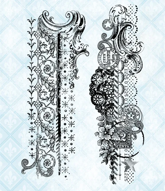 Фон чистый штамп для скрапбукинга прозрачный силиконовый резиновый DIY