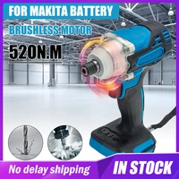 brushless cordless electric impact wrench rechargeable 12 inch wrench power tools for makita battery impact driver screwdriver