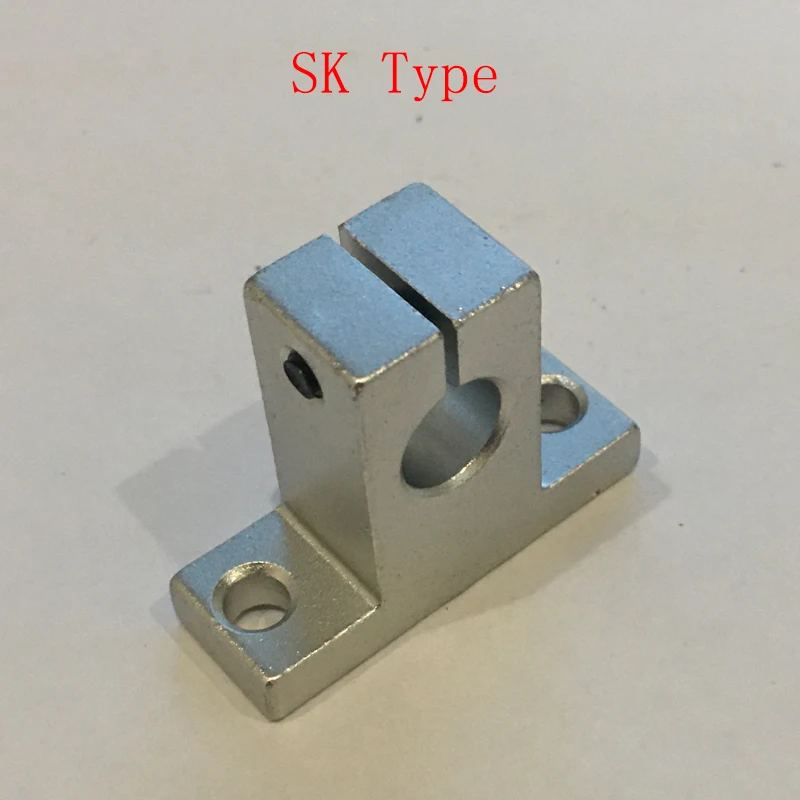 

SH SK8 SK10 SK12 8mm 10mm 12mm Shaft Diameter AL XYZ Table CNC Milling Machine Vertical Linear Rail Shaft Guide Holder Support