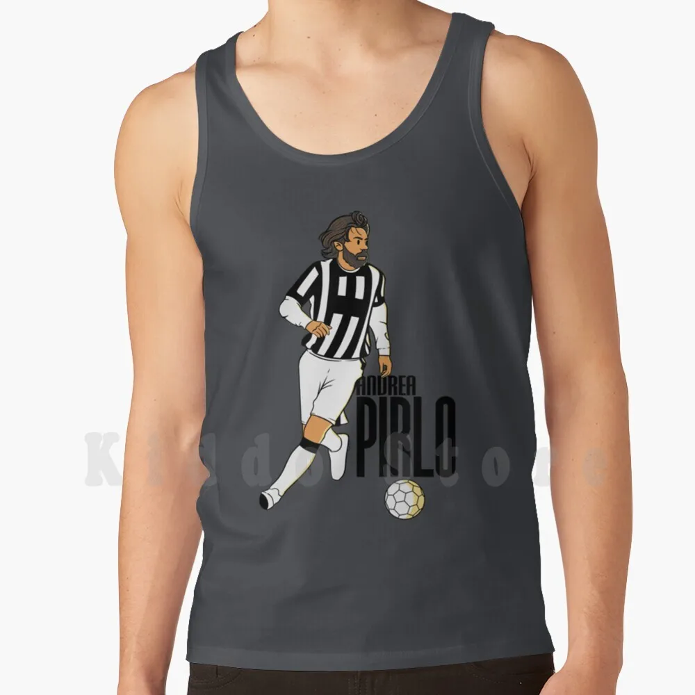

Andrea Pirlo Tank Tops Vest 100% Cotton Andrea Pirlo Andrea Pirlo Juventini Italy Soccer Football Mvp Legend Italia