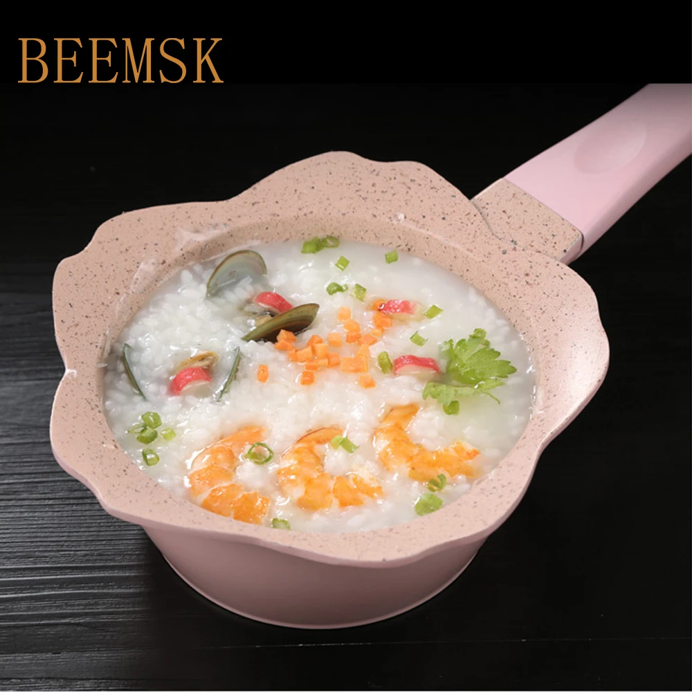 BEEMSK антипригарная сковорода для молока из медицинского камня приготовления