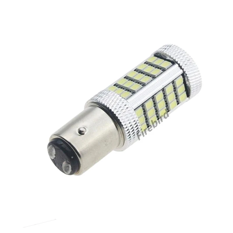 2 x 1157/BAY15D 66SMD 21W power white red driving brake tail signal lights bulb for DC12V car motorcycle | Автомобили и мотоциклы
