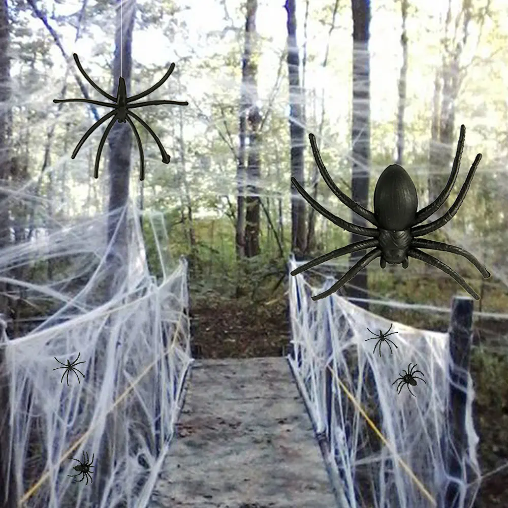 Паук веб триангуляция Хэллоуин наружное украшение реквизит Моделирование