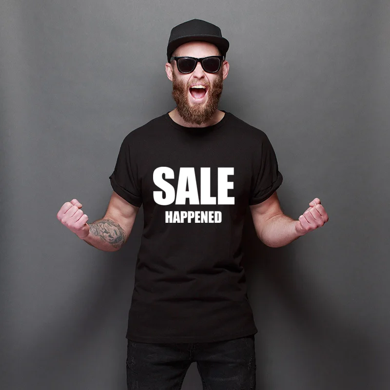 

Sale Happened Regular Autumn Tee-Shirts Print Comfortable T Shirts Crew Neck Comics Tee-Shirt Drop Shipping