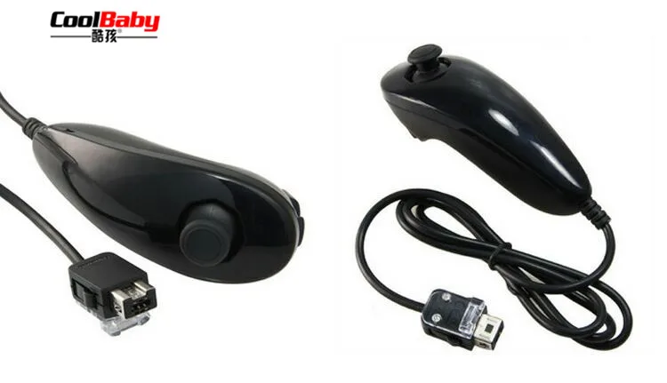 2019 новый цвет для пульта дистанционного управления NUNCHUCK Wii black nunchunk пульт usb