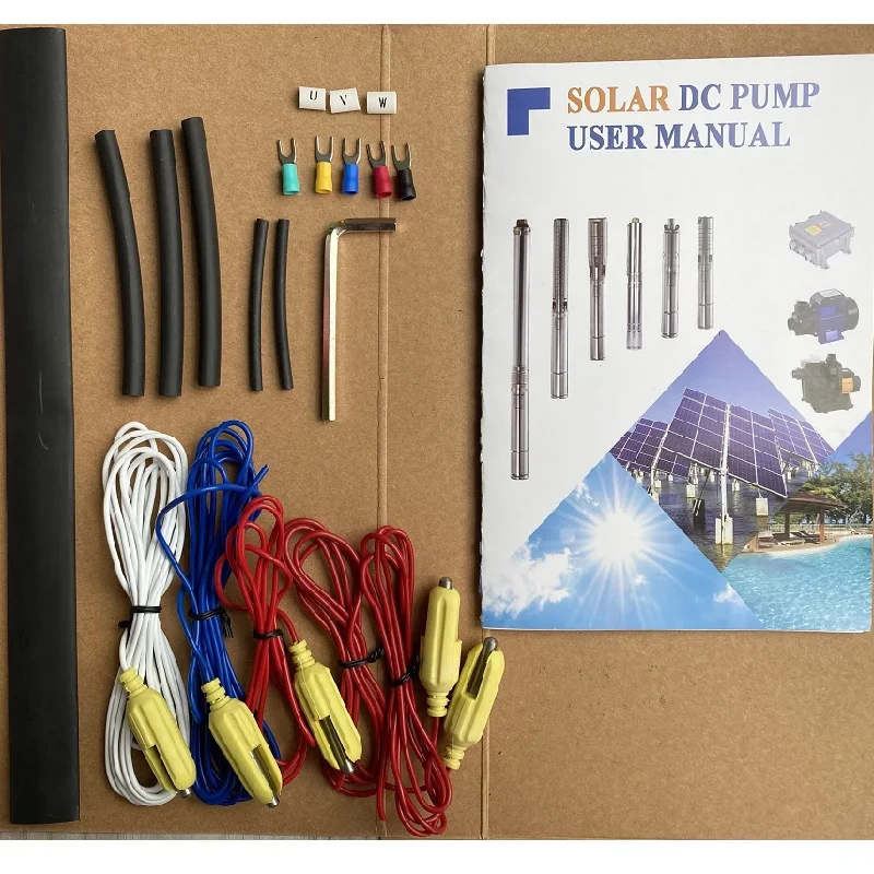 Бесплатная доставка 1HP DC бесщеточный водяной насос на солнечной батарее макс. 80 м