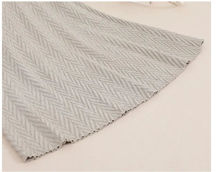 

2020 Autumn/Winter A-Line Skirt Women Elastic High Waist Skirts Womens Thick Casual Skirt Femme Midi Knit Skirt Women Streetwear