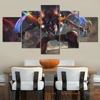 LOL игровой плакат Лига Легенд, хаоцзикс Одиссей скины, Настенная картина для гостиной, Декор, Картина на холсте воидер, подарок