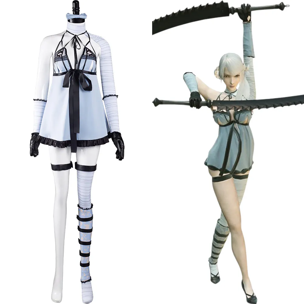 

NieR Replicant Kaine Cosplay Costume Outfits Dress Halloween Carnival Suit