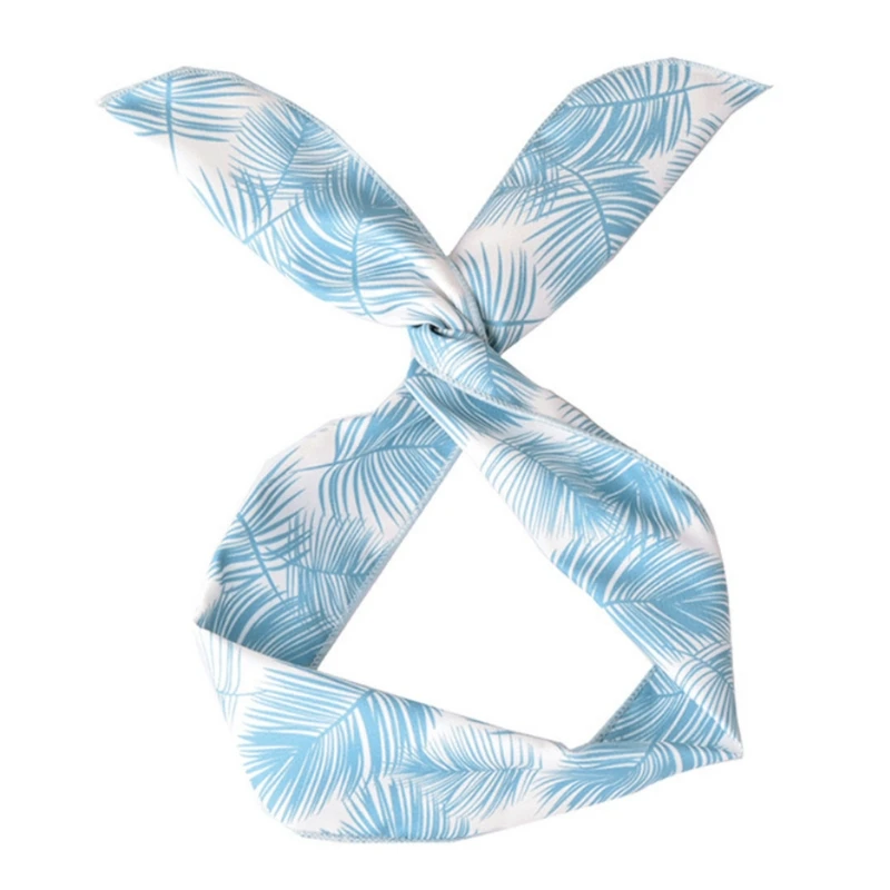 Женский винтажный ободок в стиле бохо железная повязка на голову с тропическими