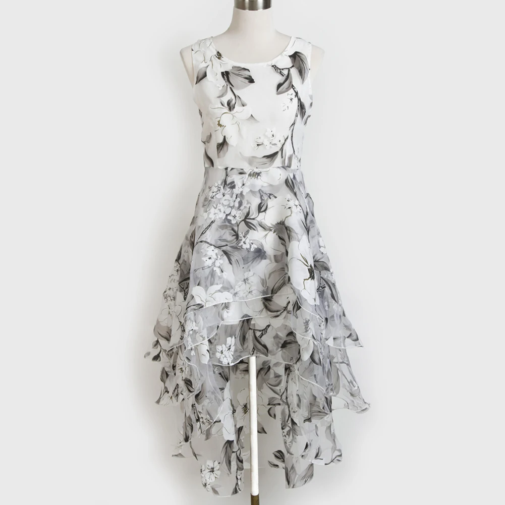 Модное Элегантное женское платье модное облегающее миди без рукавов с круглым