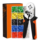 Обжимные инструменты, мини Электрические плоскогубцы, изолированные трубчатые наконечники, Клеммная колодка, концевой соединитель провода, обжимной Терминатор Электрические