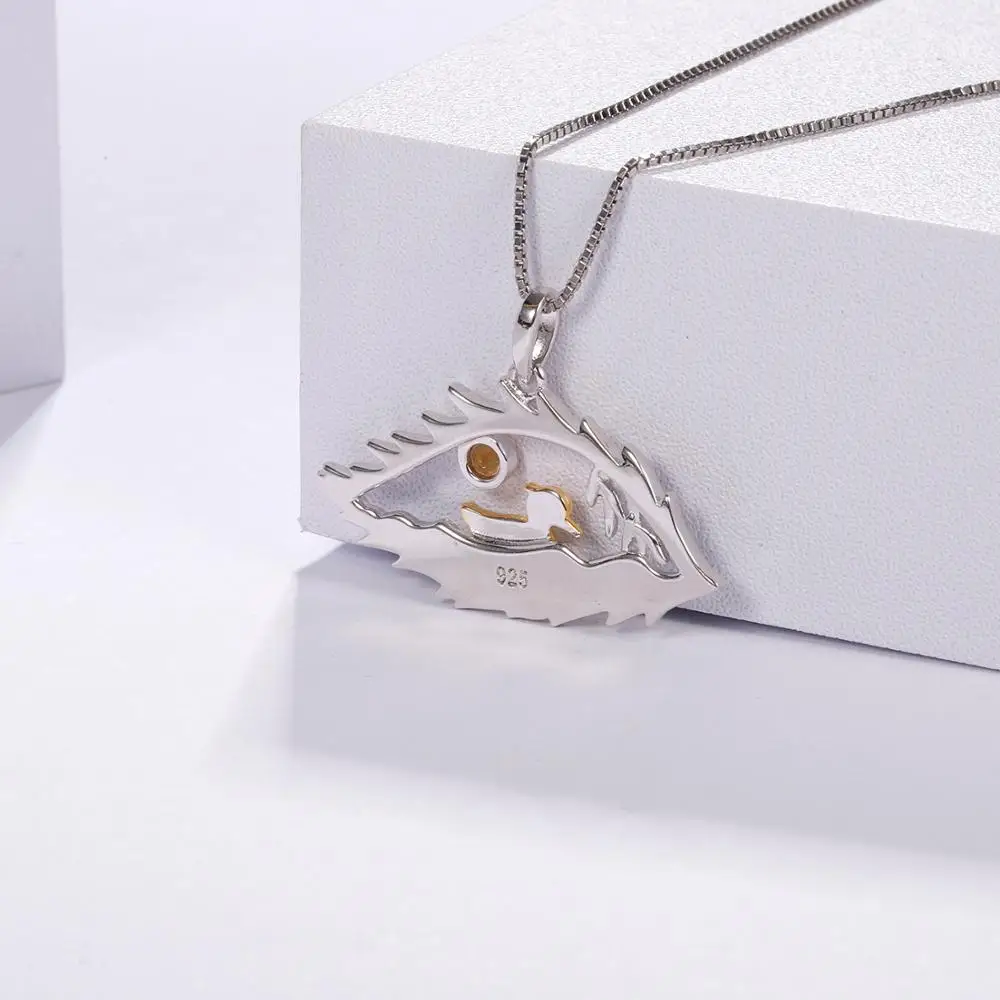 Женское ожерелье из серебра 925 пробы с красным гранатом|Подвески| |