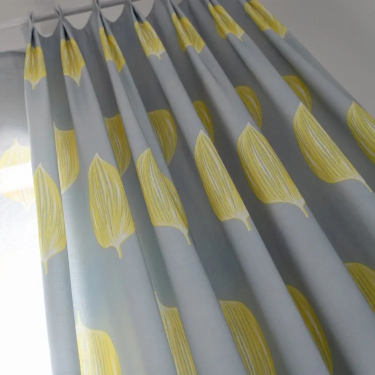 Скандинавские свежие садовые хлопковые и пеньковые занавески для девочек