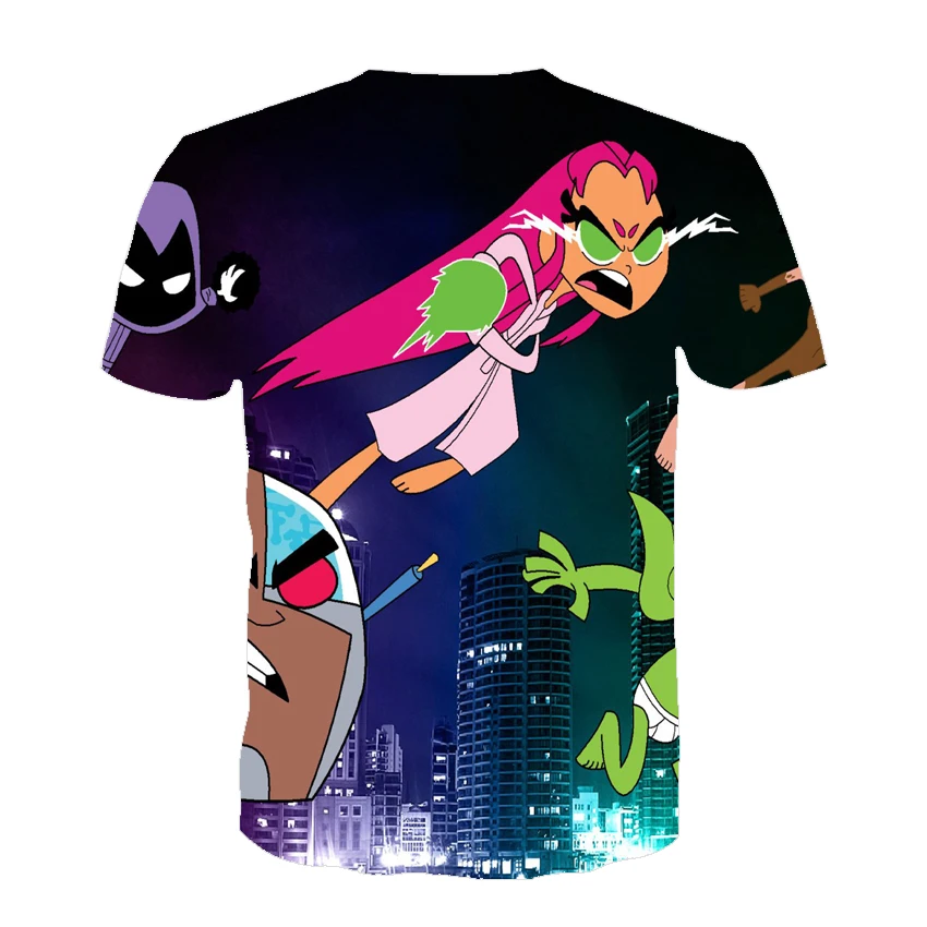 

New 2021 Kids Boys and Girls Short Sleeve Cartoon Anime Characters 3D New Printed Dynamic Cute T-Shirt 3D Printed T-Shirt