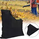 Сумка для хранения с нагнетателем листьев, тканевый мешок из ткани Оксфорд на молнии, средство для измельчения, для уличной смены, садовый инструмент B9G7