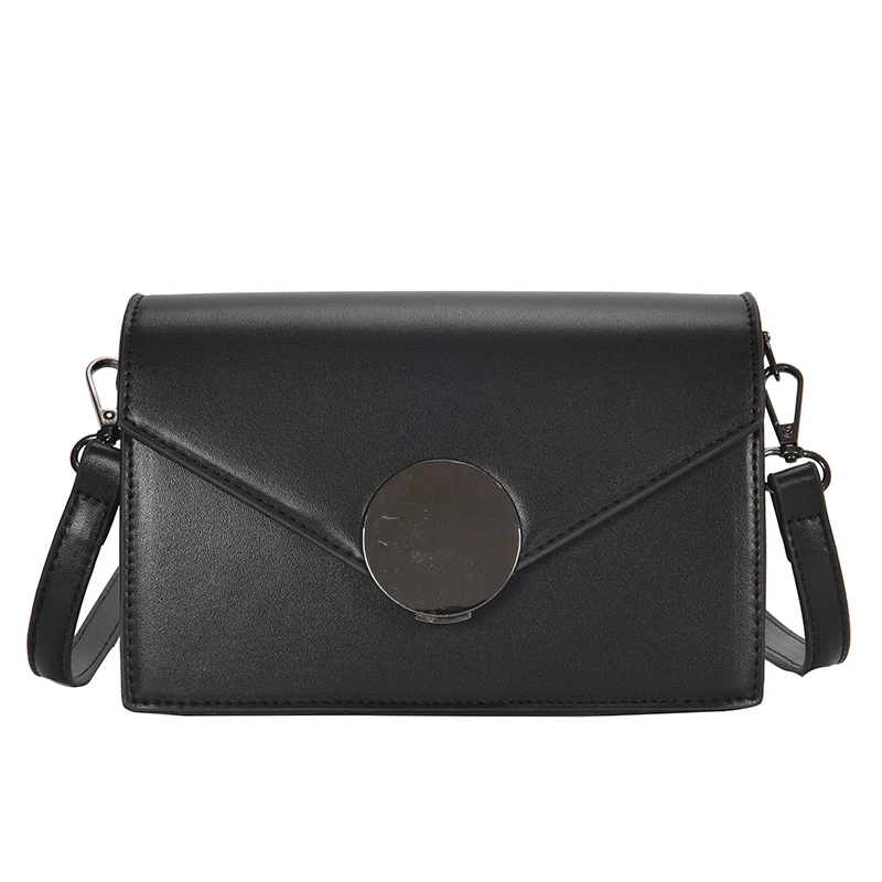 

Solid Color PU Leather Crossbody Bags For Women 2021 Lock Shoulder Simple Bag Travel Small Handbags and Purse sac a main