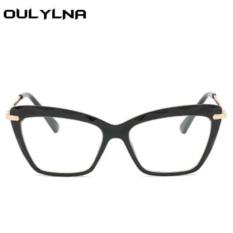 Oulylan ретро очки оправа женские компьютерные Близорукость Оптические Женские