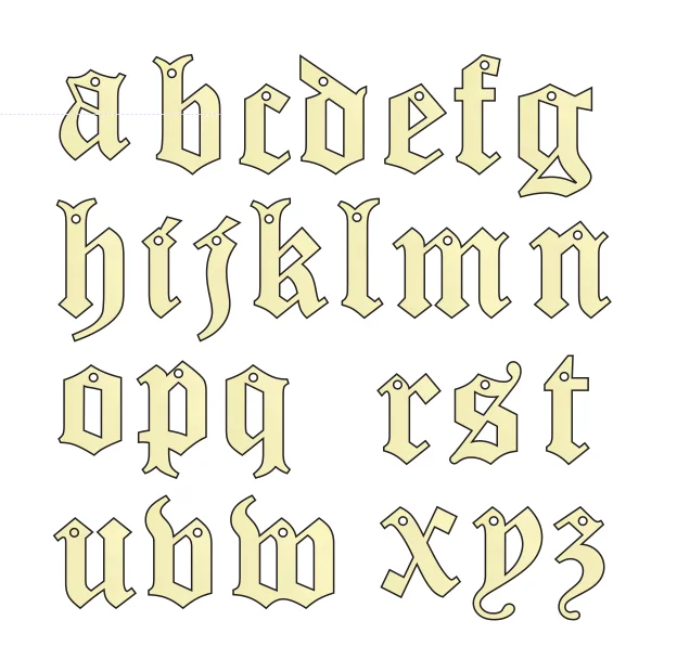 

Customize Name Anklet Gothic pendant Beauty Custom Vintage Font Personalized Tiny Letter Pendant Anklets