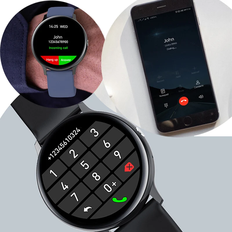 

Smart Watch Men Bluetooth Call Play Music Fitness Bracelet Smartwatch Women IP67 Full Touch Sport Digital Watch For Android IOS