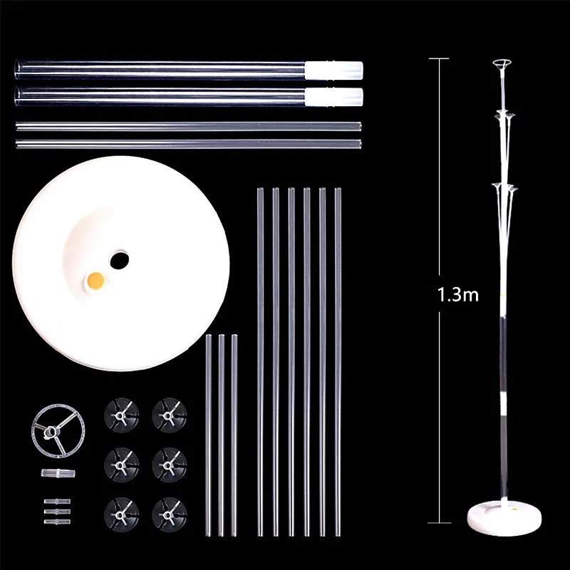 7 Tubes Balloons Stand Balloon Holder Column Confetti Baby Shower Kids Birthday Party Wedding Decoration Supplies | Дом и сад