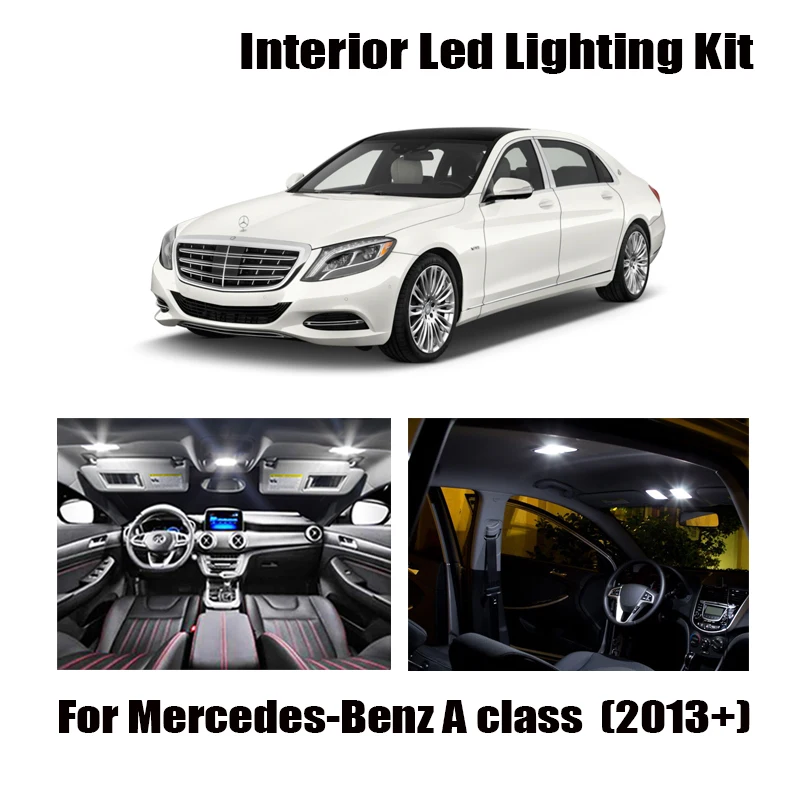 19 шт. светодиодный лампа гирлянда для внутреннего купола светильник набор Mercedes