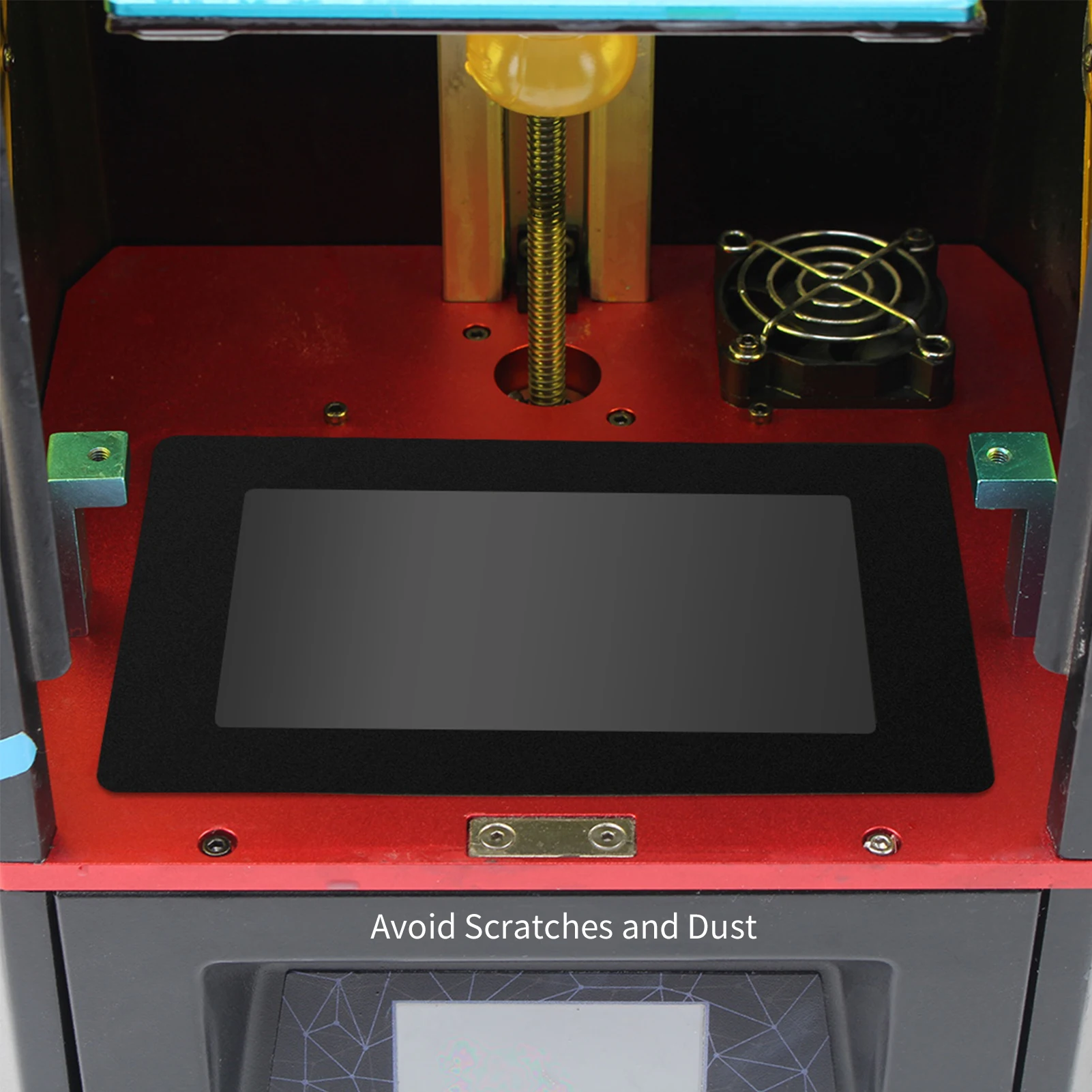 

9.5 x 6.7inch Protection Black LCD Gasket from Resin Spill with Non-dust Cloths Compatible for 8.9 Inch Resin 3D Printer Screen
