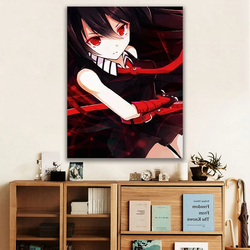 

Wall Art HD Printed Japan Anime Canvas Paintings Akame ga KILL Poster Home Decor Modular Gril Pictures For Bedroom Framework