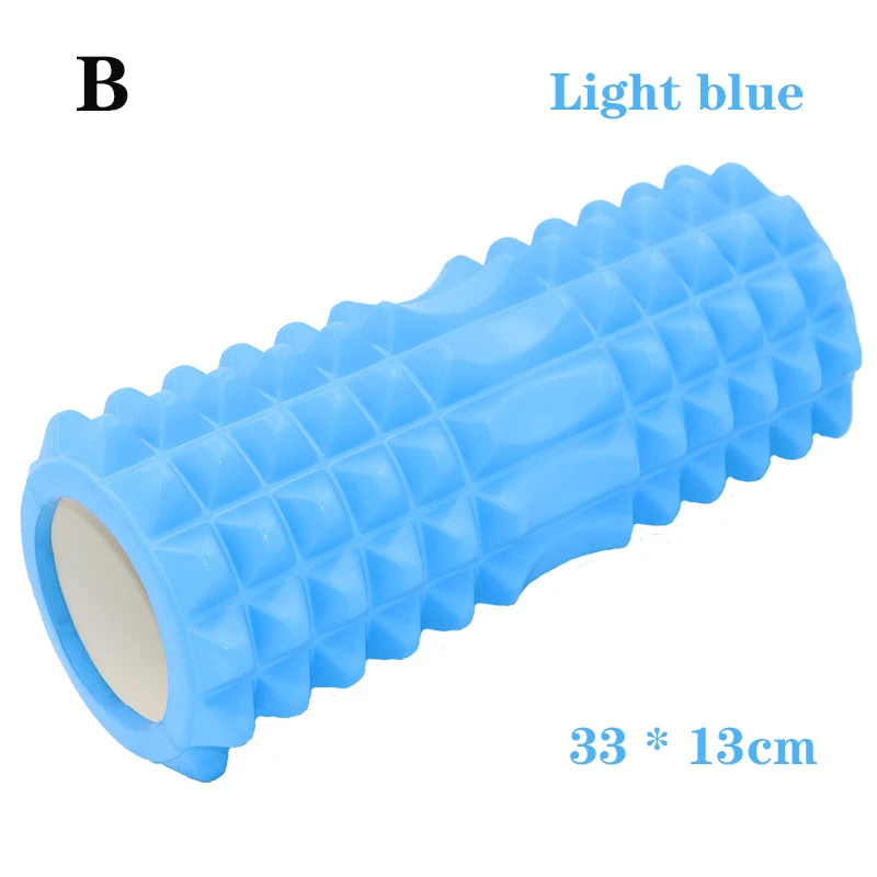 

33*14cm Yoga Column Gym Fitness Foam Roller Balance Bar Stick Pilates Column Deep Massage Relax Roller GYM Exercise Equipment