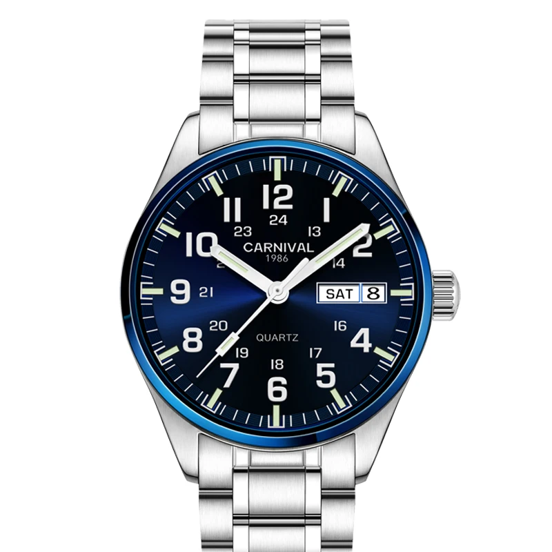 Новые швейцарские роскошные брендовые японские кварцевые мужские часы MIYOTA