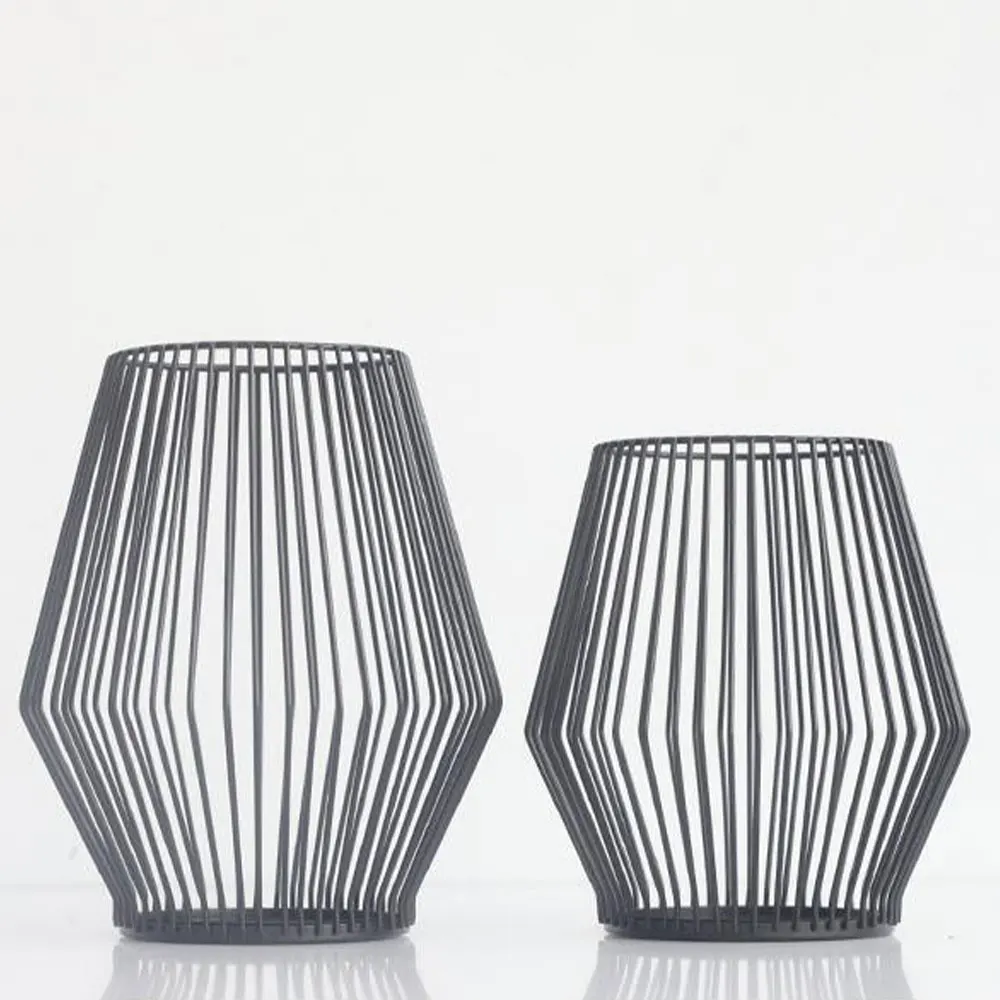 Европейский простой металлический подсвечник свадебное украшение для бара