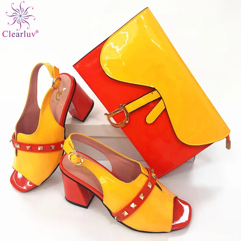 Комплект из туфель и кошелька для вечеринки роскошные свадебные туфли на высоком